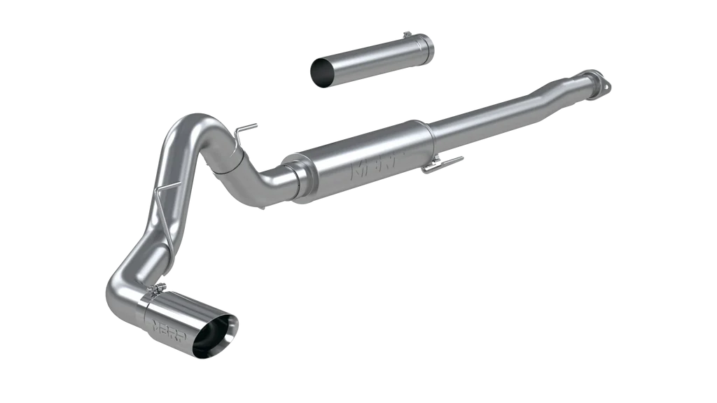 MBRP 4" CAT BACK EXHAUST RACE PROFILE SINGLE SIDE EXIT T304SS FORD F150 21-26