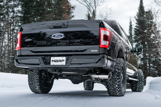 MBRP 3" CAT BACK EXHAUST STREET PROFILE SINGLE SIDE EXIT FORD F150 21-26