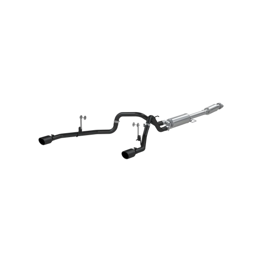 MBRP 3" CAT BACK EXHAUST STREET PROFILE DUAL REAR EXIT BLACK TIPS FORD F150 21-26