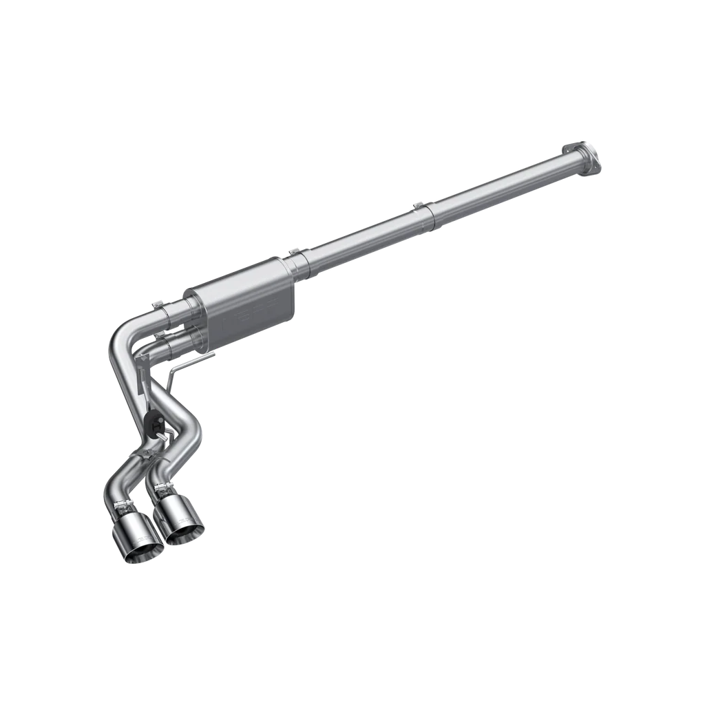 MBRP 3" CAT BACK EXHAUST RACE PROFILE DUAL PRE AXLE EXIT FORD F150 21-26