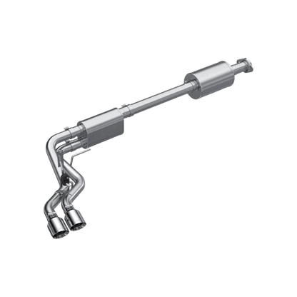 MBRP 3" CAT BACK EXHAUST STREET PROFILE DUAL PRE AXLE EXIT T304SS FORD F150 21-26
