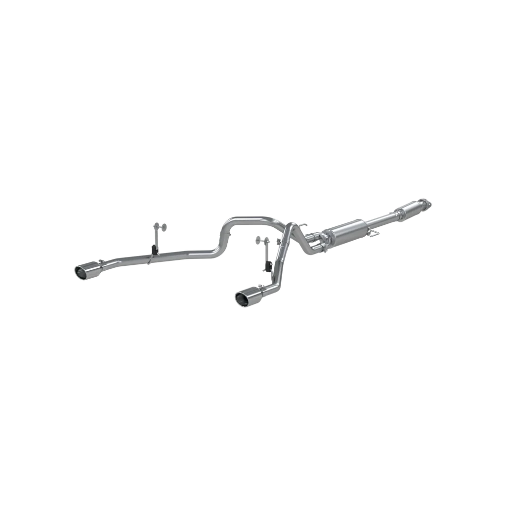 MBRP 3" CAT BACK EXHAUST STREET PROFILE DUAL REAR EXIT POLISHED TIP FORD F150 21-26