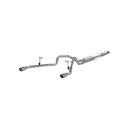 MBRP 3" CAT BACK EXHAUST STREET PROFILE DUAL REAR EXIT POLISHED TIP FORD F150 21-26