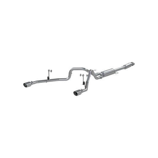 MBRP 3" CAT BACK EXHAUST STREET PROFILE DUAL REAR EXIT POLISHED TIP FORD F150 21-26
