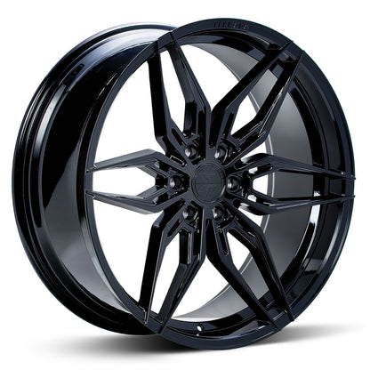 FERRADA WHEELS FT5 22X9.5 6X135 FORD F150 04-26 GLOSS BLACK