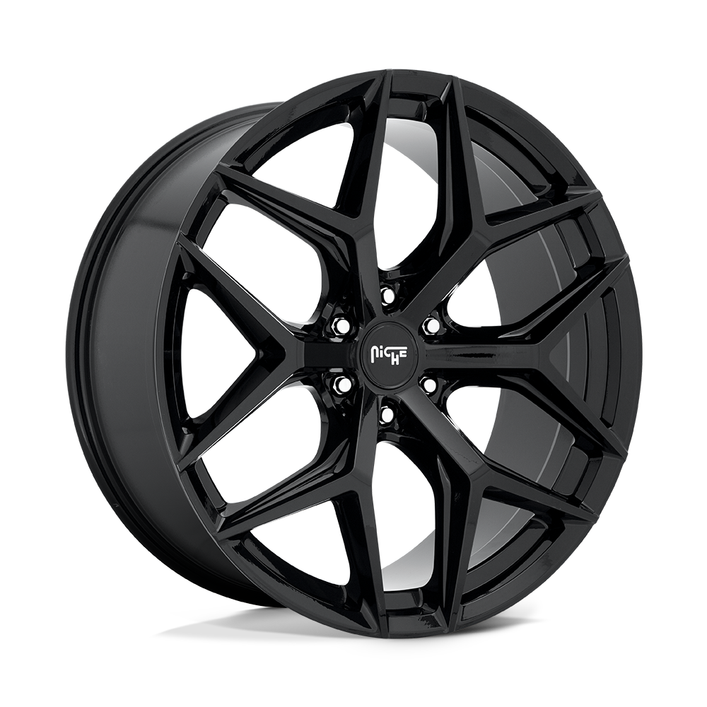 NICHE WHEELS VICE SUV 24X10 6X135 +30 OFFSET GLOSS BLACK FORD F150 04-26