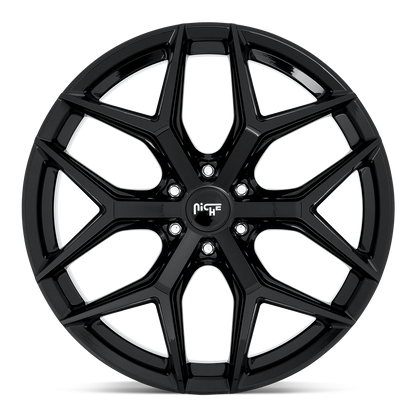 NICHE WHEELS VICE SUV 24X10 6X135 +30 OFFSET GLOSS BLACK FORD F150 04-26