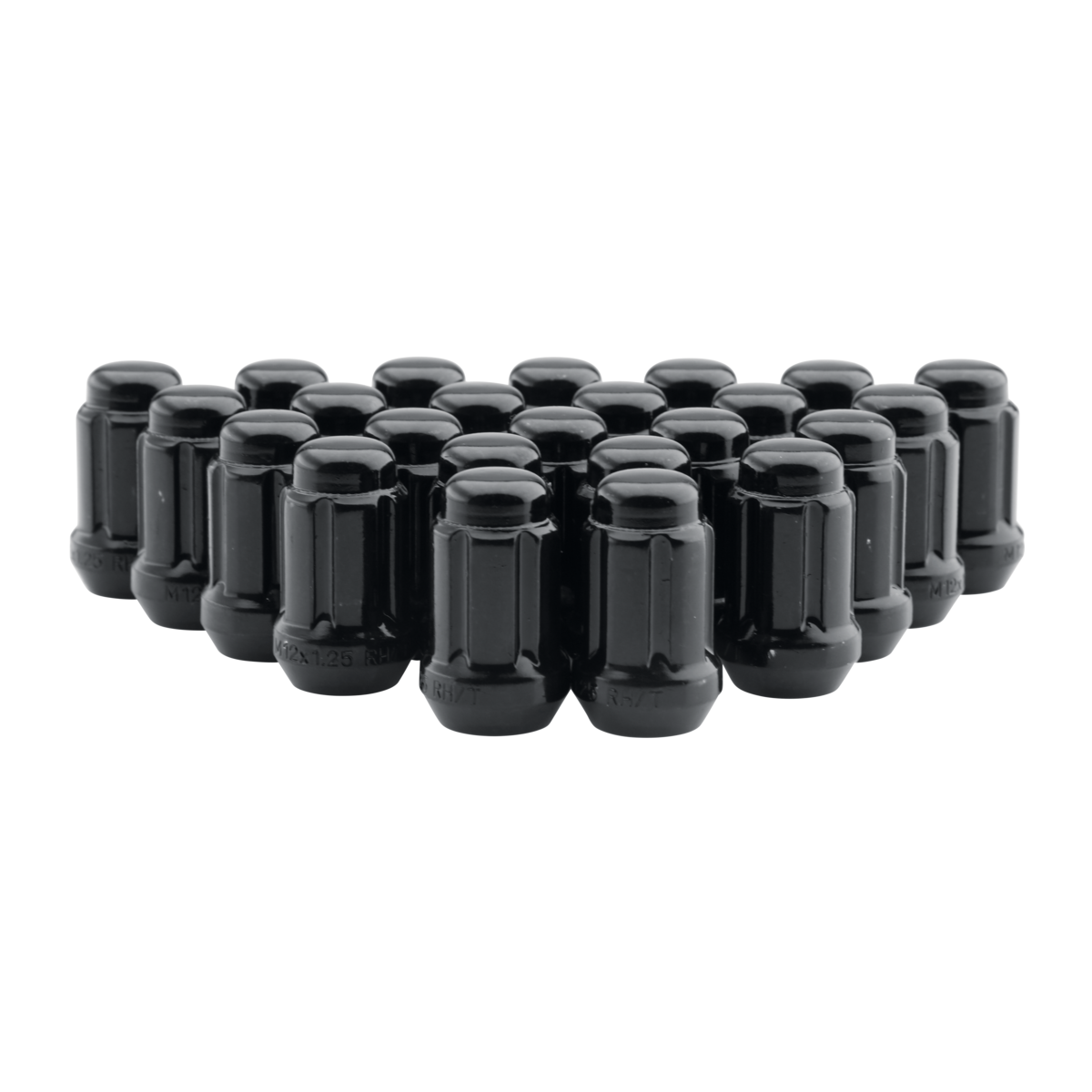 6 LUG INSTALL KIT 14X1.5 SPLINE BLACK